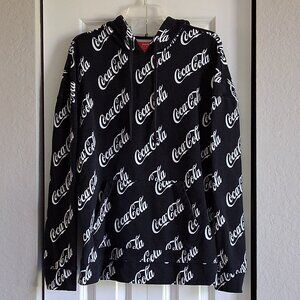 PACSUN Coca Cola Black & White Hoodie Men's Size L (Unisex)